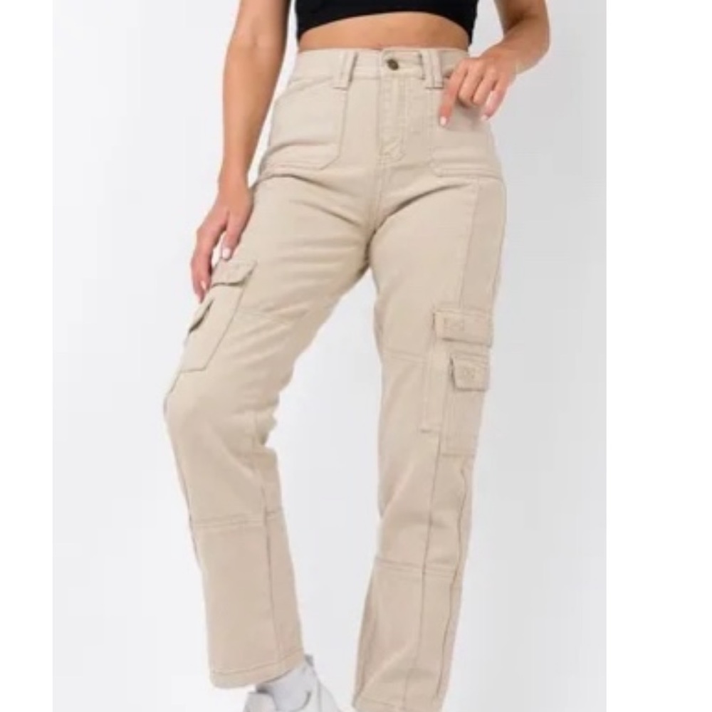 Lioness Stacey Cargo Jean in Beige